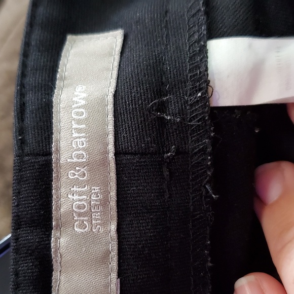 Croft & Barrow black stretch pant 36 - Picture 3 of 4
